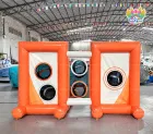 Hot Sale Inflatable Football Target Game Multi-hole Soccer Shoot Challenge Inflatable Sport Game for Outdoor Amusement