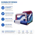 Commercial Ocean Theme Inflatable Bounce House With Slide 0.55mm PVC Rental Ready Kids Jumping Bouncy Castle Combo for Party