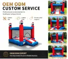 PVC Inflatable Bouncer Outdoor Kids Inflatable Jumping Bouncy Castle Slide Combo Party Inflatable Bounce House For Home