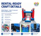PVC Inflatable Bouncer Outdoor Kids Inflatable Jumping Bouncy Castle Slide Combo Party Inflatable Bounce House For Home