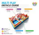 Multi Play Inflatable Obstacle Course｜Commercial All-in-One Inflatable Playground