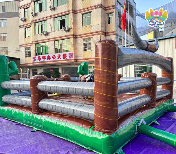 AirFunPro Compact Inflatable Mechanical Bull: A Perfect Blend of Western Flair and Rental Efficiency