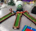 Giant Multi-Hole Inflatable Mini Golf Course Play A Round PVC Waterproof Golf Game for Indoor Outdoor Parties And Events