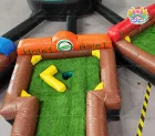 Giant Multi-Hole Inflatable Mini Golf Course Play A Round PVC Waterproof Golf Game for Indoor Outdoor Parties And Events
