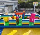 Ocean Cartoon Themed Inflatable Fun City｜Commercial Inflatable Playground for Kids