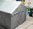 Heavy‑Duty Grey Inflatable Emergency Shelter Tent, Fast Setup Disaster Relief Field Working Temporary Comman