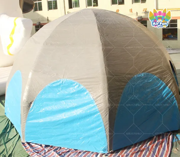 Multi‑Opening Inflatable Dome Tent, Large Round Inflatable Spider Tent, Portable Inflatable Pop‑up Shelter for Outdoor Event, Trade Show, Promotion and Temporary Gathering