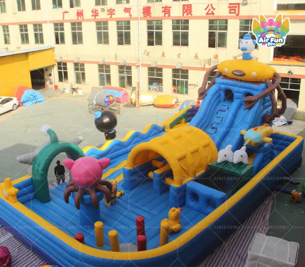 Octonauts Ocean Themed Inflatable Fun City｜Commercial Large Inflatable Playground With Slide