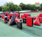 Wholesale Interactive Paintball Field Inflatable Obstacle Bunkers Paintball air Bunkers Inflatable CS Shooting Games