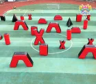 Wholesale Interactive Paintball Field Inflatable Obstacle Bunkers Paintball air Bunkers Inflatable CS Shooting Games
