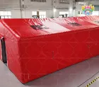 Large All‑Red Inflatable Emergency Medical Shelter Tent, Portable Quick Setup Relief Tent for Field Hospital