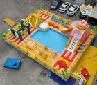 Candy Flower Themed Inflatable Water Park｜Commercial Inflatable Water Playground with Pool
