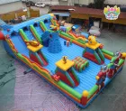 Mixed Cartoon Character Themed Inflatable Fun Park｜Commercial Giant Inflatable Obstacle Playground