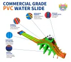 Panda Theme Commercial Inflatable Water Slide｜Large Dual Lane Inflatable Water Slide for Rental Business