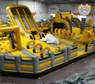 AirFunPro Giant Duck & Polar Bear Inflatable Theme Castle: An Energetic Obstacle Course Adventure