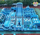 AirFunPro Giant Ice & Snow-Themed Inflatable Water Castle: The Ultimate Multifunctional Water Obstacle Course