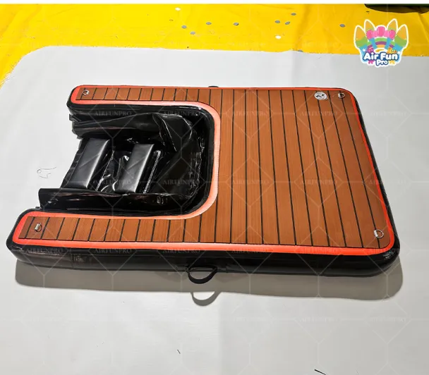 Inflatable Dog Dock with EVA Traction Surface | Floating Dog Ramp for Boat, Lake and Pool