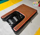 Inflatable Dog Dock with EVA Traction Surface | Floating Dog Ramp for Boat, Lake and Pool