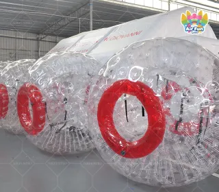 Transparent Inflatable Zorb Ball | Commercial Grass Rolling Ball for Outdoor Event Rental