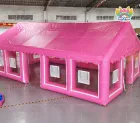 Pink Large Inflatable Party Tent | Commercial Air Structure Tent for Wedding, Event and Exhibition