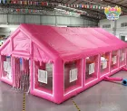 Pink Large Inflatable Party Tent | Commercial Air Structure Tent for Wedding, Event and Exhibition