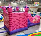 Princess Castle Inflatable Bouncer: A Dreamy Royal Fairy-Tale Journey in Pink and Purple
