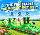 0.55mm Heavy-Duty PVC Multi-Player Jungle Challenge for Rentals, Amusement Parks & Parties