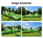 0.55mm Heavy-Duty PVC Multi-Player Jungle Challenge for Rentals, Amusement Parks & Parties