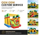 OEM ODM Custom Inflatable Bounce House Combo | Commercial Jumping Castle with Slide