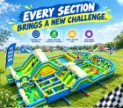 Inflatable Giant Obstacle Course for Kids Adult Challenge Slide Climbing Wall Race Amusement