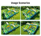 Inflatable Giant Obstacle Course for Kids Adult Challenge Slide Climbing Wall Race Amusement