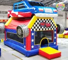 American Pickup Truck Themed Inflatable Bounce House | Racing Car Bouncy Castle for Party Rental