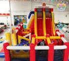Outdoor Giant Inflatable Challenge Fun Park Jumping Castle Bouncer  Interactive Inflatable Game Zone for Party Rental