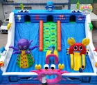 Commercial Inflatable Bouncer Combo Inflatable Bounce House with Slide Theme Park Combo for Kids Party Rental