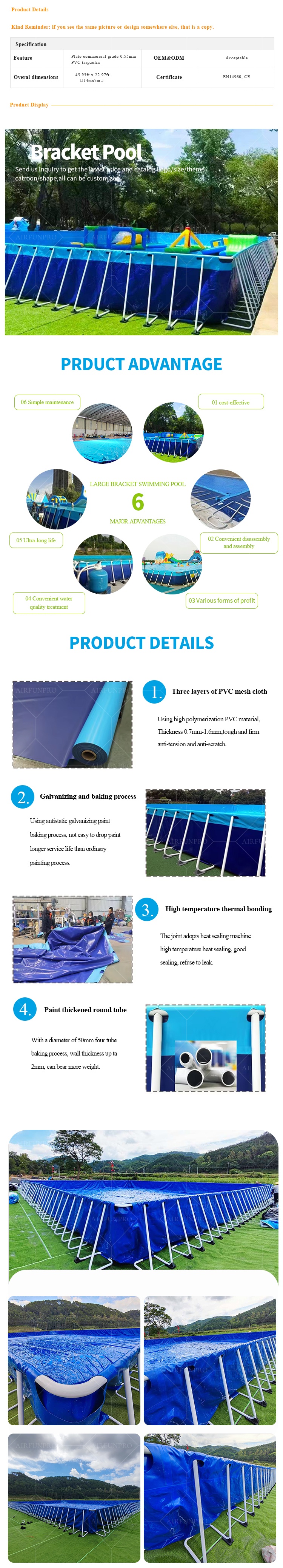 Large Stand Pool Perfect for Multiple Playtimes