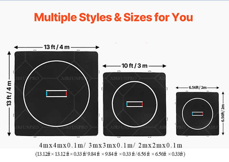 wholesale Professional Inflatable wrestling mat manufacturer Jiu Jitsu BJJ mat factory bulk order