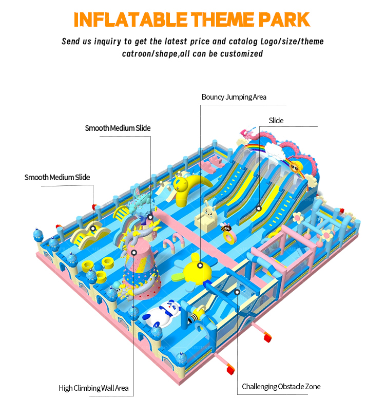 AIRFUNPRO Dream Castle Inflatable Playground – Where Fantasy Adventures Begin