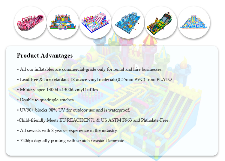 AIRFUNPRO Rainbow Climb Challenge Inflatable Playground