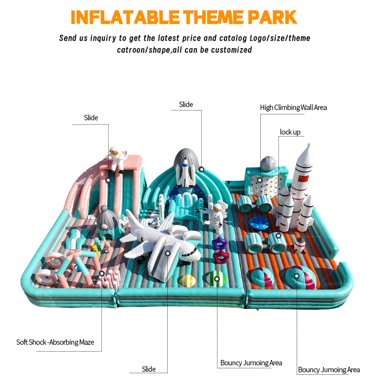 AIRFUNPRO Galaxy Exploration Inflatable Playground