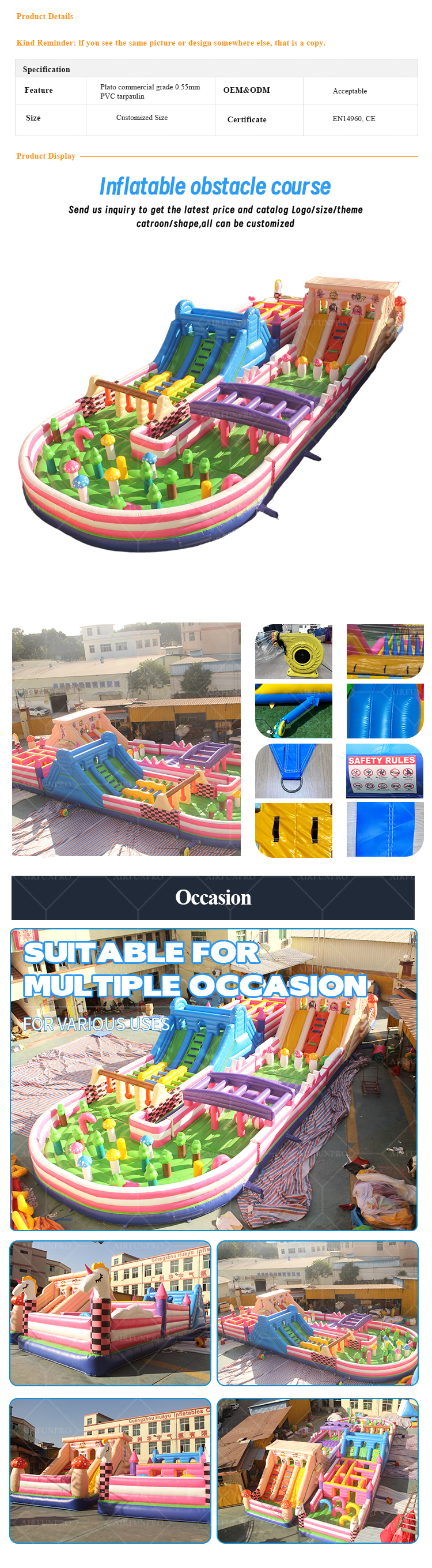 Fairytale Inflatable Obstacle Course: A Fantasy Adventure for Events