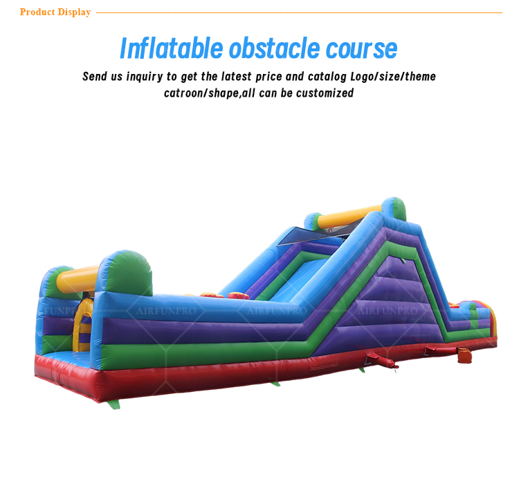 Rainbow Inflatable Obstacle Course – A Colorful Event Adventure