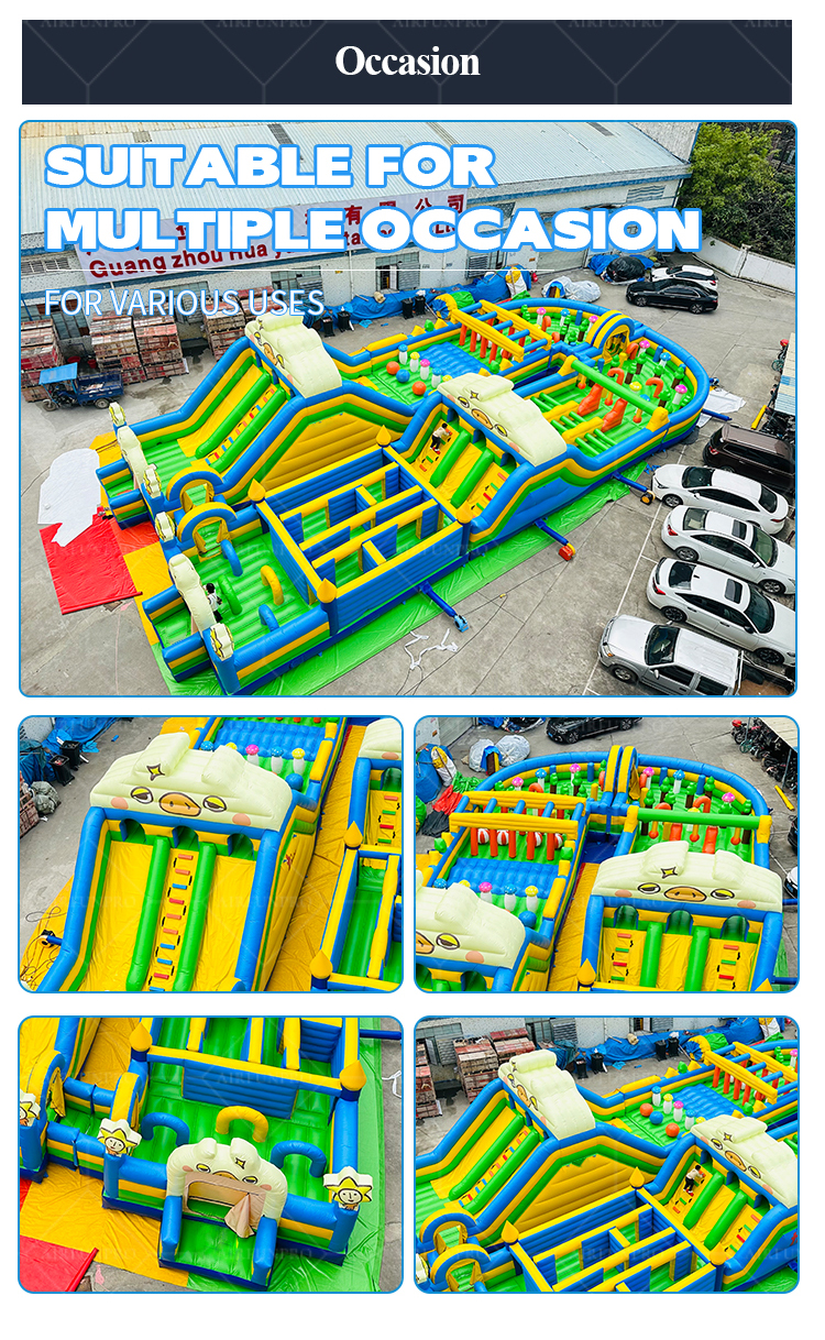 Large Cartoon-Themed Inflatable Playground: Ultimate Fun for Kids and Events