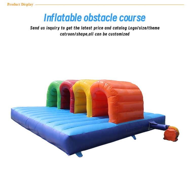 Rainbow Inflatable Obstacle Course – A blast of color for exciting events