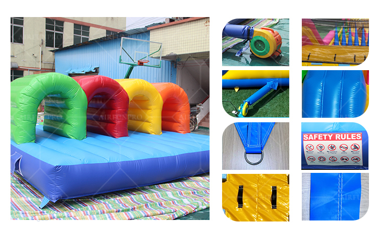 Rainbow Inflatable Obstacle Course – A blast of color for exciting events