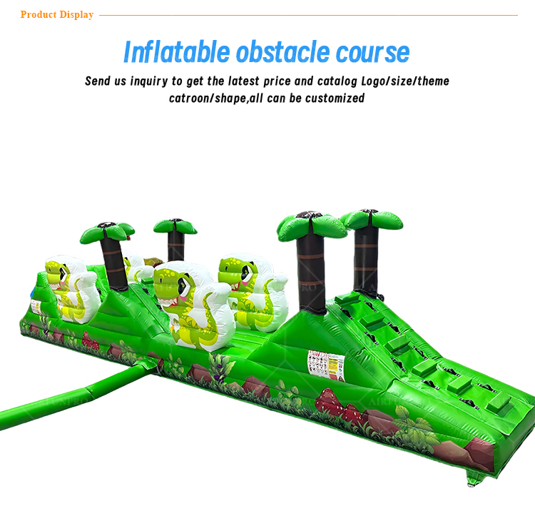 Jungle Inflatable Obstacle Course – High-Demand Commercial Attraction