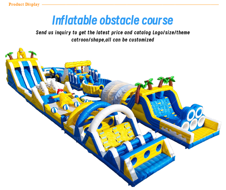 Tropical Inflatable Obstacle Course – Your Summer Event’s Crowd-Magnet Hit