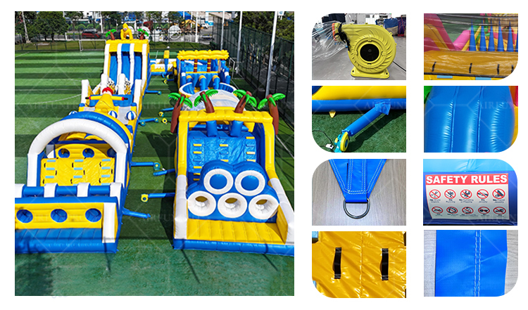 Tropical Inflatable Obstacle Course – Your Summer Event’s Crowd-Magnet Hit