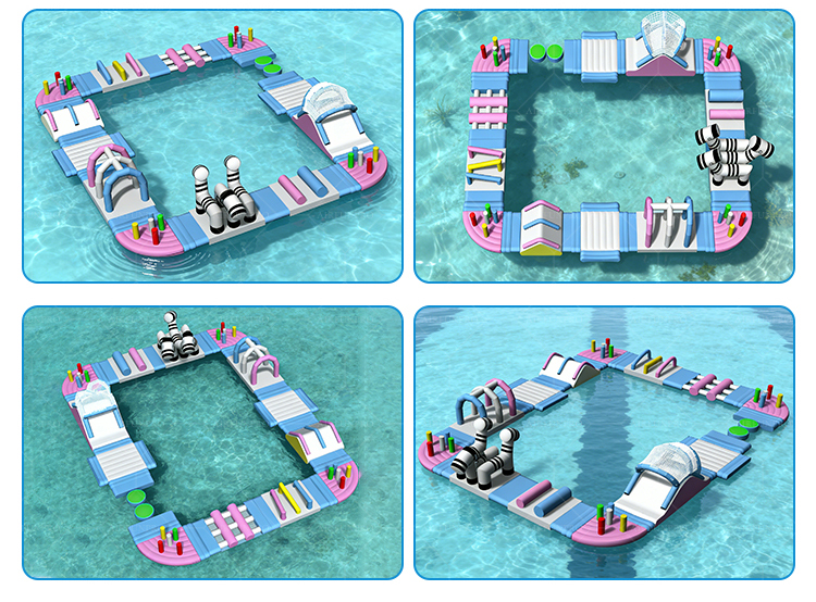 15.3 × 12 Meter Custom Inflatable Water Park Designed for Maximum Return on Investment