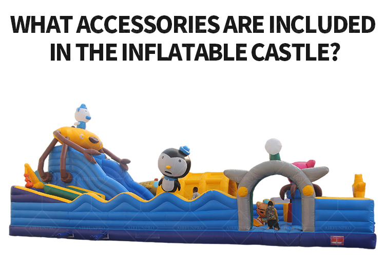Ocean-Themed Inflatable Amusement Park – Bright, Safe