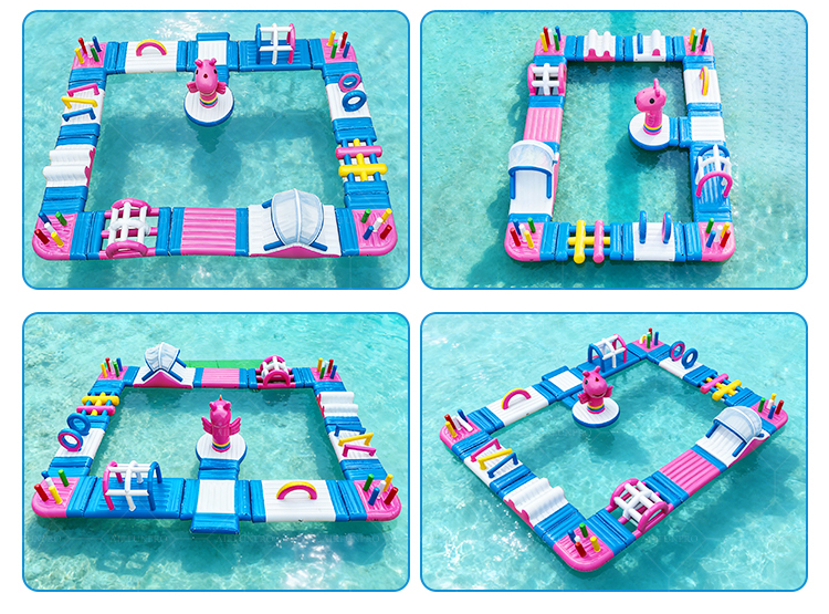 25 × 25 Meter Commercial Inflatable Water Park: Excellent Performance, High Profitability